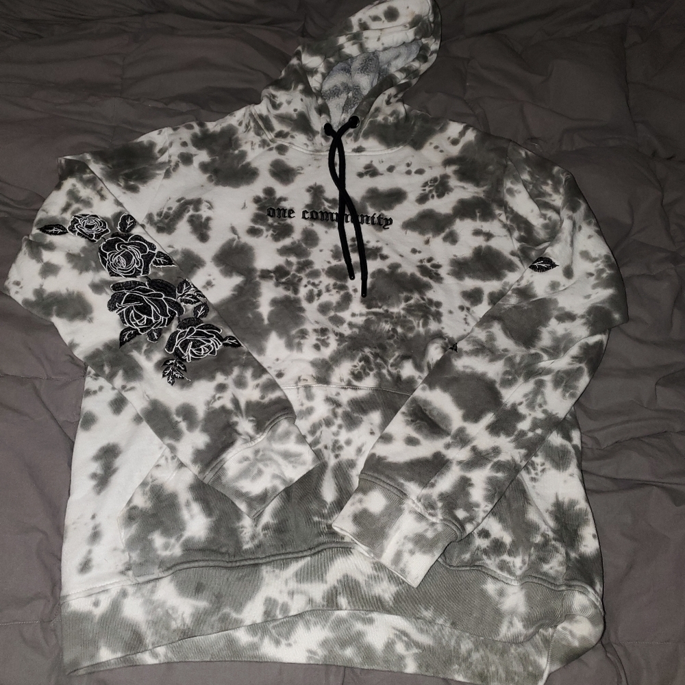 ROYAL attitude one community tie dye hoodie